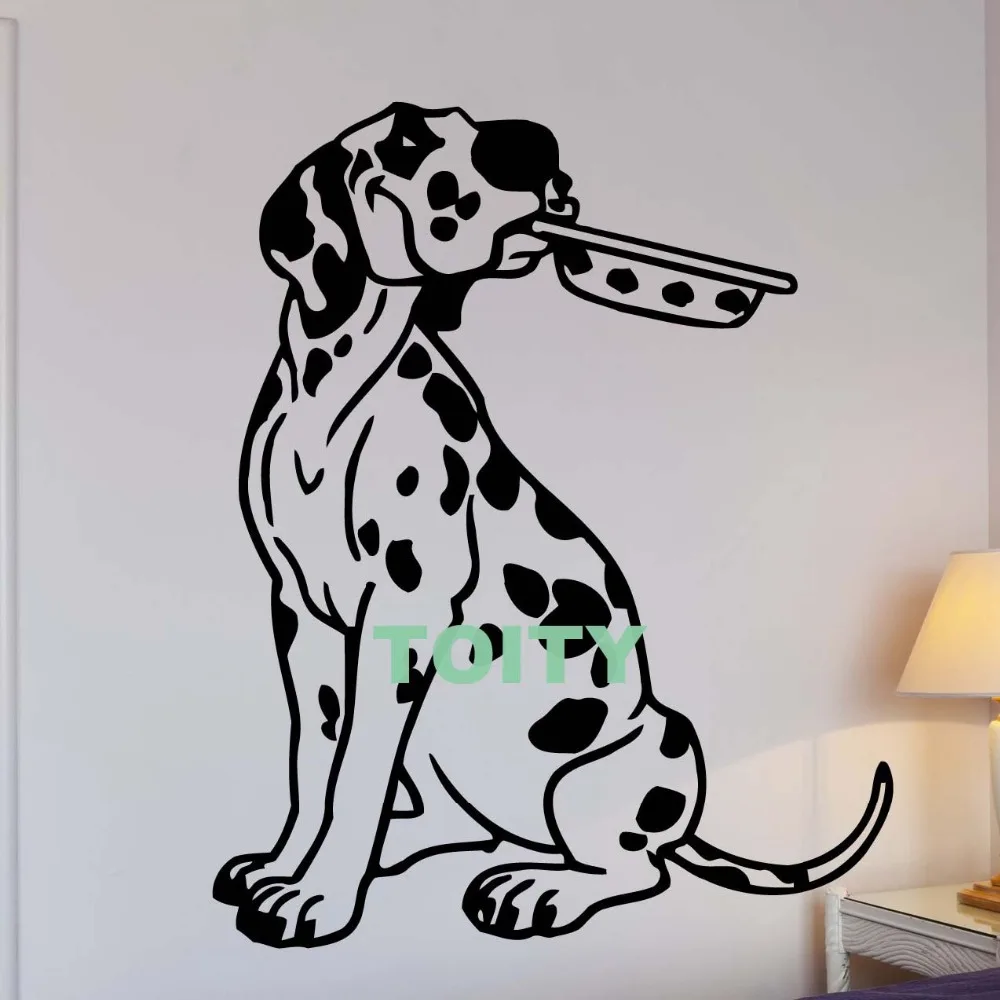 Wall Stickers Kitchen Dalmatian Puppy Dog Pet Bowl Vinyl Decal Home Interior Bedroom Decor Kids Room Mural Design H71cm x W57cm
Wall Stickers Kitchen Dalmatian Puppy Dog Pet Bowl Vinyl Decal Home Interior Bedroom Decor Kids Room Mural Design H71cm x W57cm