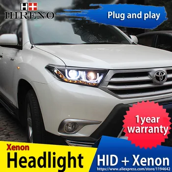 Hireno Headlamp for 2012-2014 Toyota Highlander Headlight Headlight Assembly LED DRL Angel Lens Double Beam HID Xenon 2pcs
Hireno Headlamp for 2012-2014 Toyota Highlander Headlight Headlight Assembly LED DRL Angel Lens Double Beam HID Xenon 2pcs