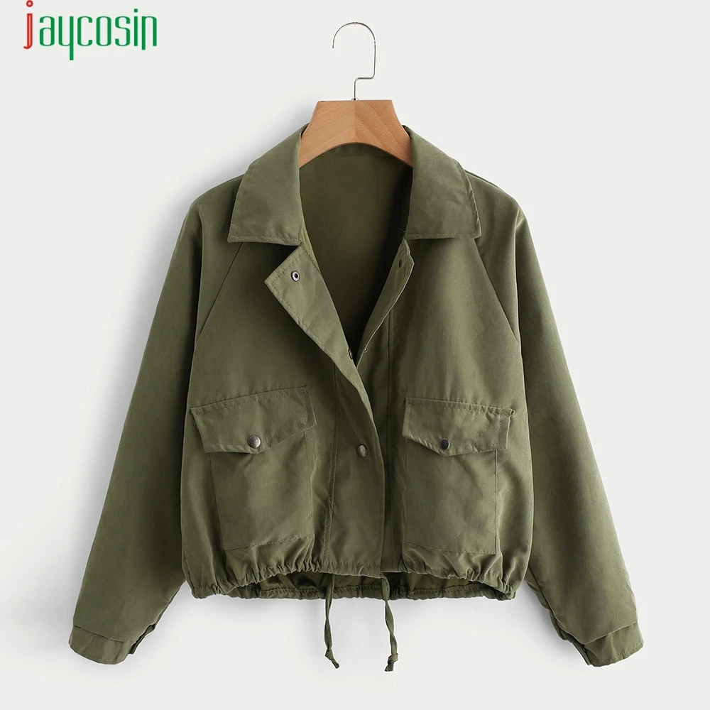 JAYCOSIN Jackets Women Fashion solid color Outwear coats Casual Button Autumn Clothes Pockets regular Long Sleeve Outwear 09
JAYCOSIN Jackets Women Fashion solid color Outwear coats Casual Button Autumn Clothes Pockets regular Long Sleeve Outwear 09