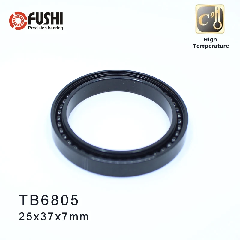 

6805 High Temperature Bearing 25*37*7 mm ( 2 Pcs ) 500 Degrees Celsius Thin Section Bearings Full Ball Bearing