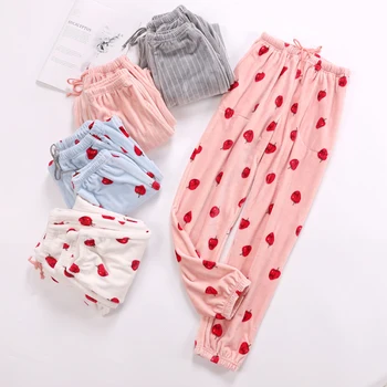 Women 's Sleep Pants Winter Flannel pants Home Sleep Pants Women Sleep Bottoms Loose trousers Foot seal
Women 's Sleep Pants Winter Flannel pants Home Sleep Pants Women Sleep Bottoms Loose trousers Foot seal