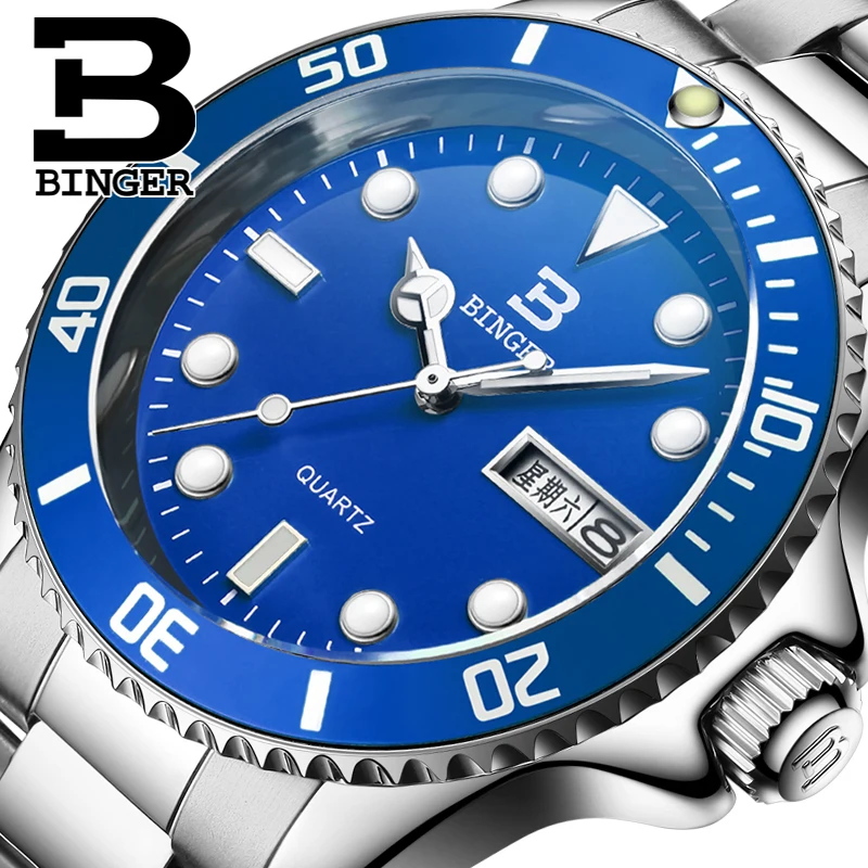 2019 New BINGER Water Ghost Series Classic Blue Dial Luxury Men Automatic Watches Stainless Steel 200m Waterproof Quartz Watch
2019 New BINGER Water Ghost Series Classic Blue Dial Luxury Men Automatic Watches Stainless Steel 200m Waterproof Quartz Watch