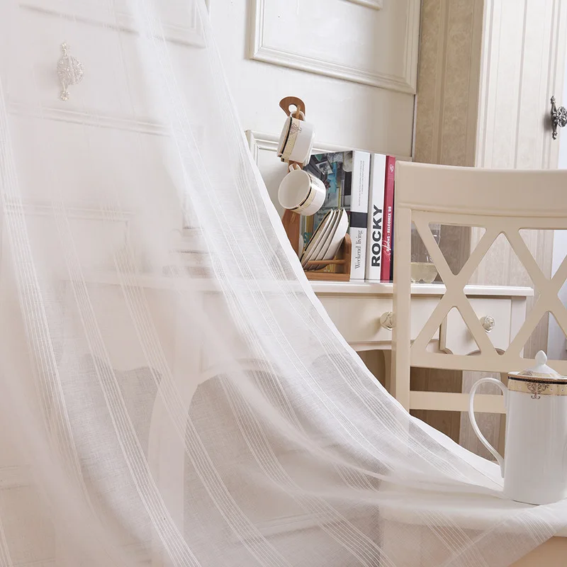 3*2.6cm White Sheer Curtain For Living Room/Bedroom Translucidus Hotel Balcony Decor Voile Cortinas Valance Customized
3*2.6cm White Sheer Curtain For Living Room/Bedroom Translucidus Hotel Balcony Decor Voile Cortinas Valance Customized