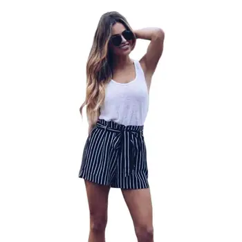 2018 New Arrival Women Fashion Summer Striped Shorts Cotton Casual Elastic High Waist Pockets Shorts Loose Clothing Blue
2018 New Arrival Women Fashion Summer Striped Shorts Cotton Casual Elastic High Waist Pockets Shorts Loose Clothing Blue
