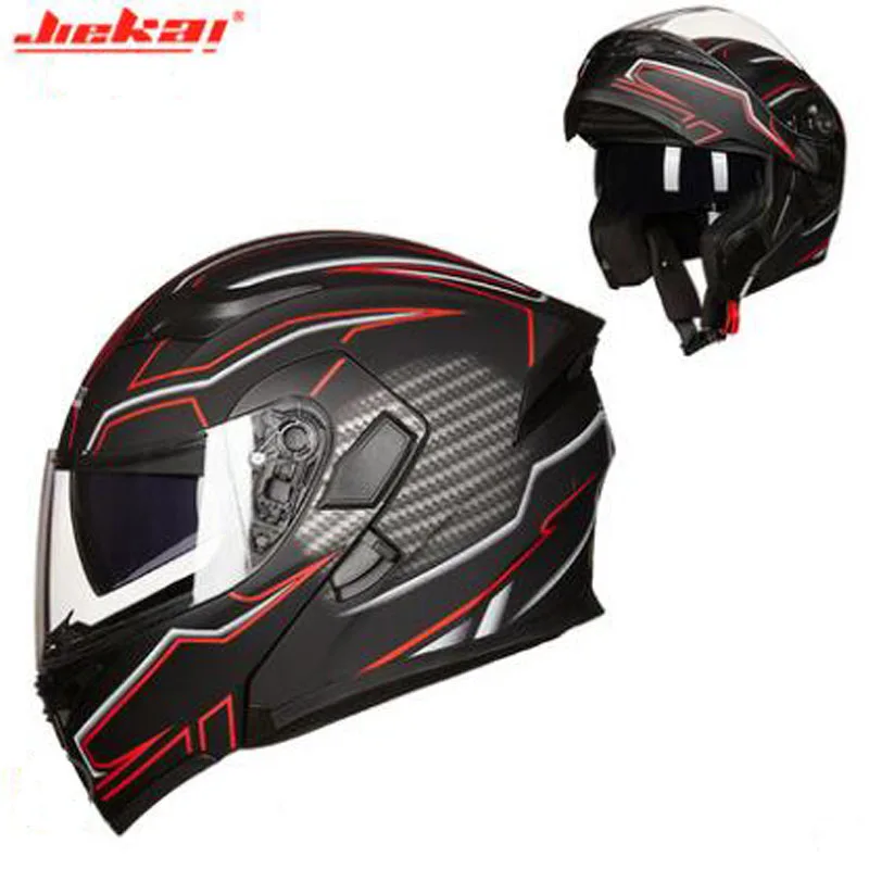 2019 JIEKAI JK902 Flip Up Motorcycle Helmet Men/women Double lens Full Face Motocross motorbike Helmet Made of ABS/PC Lens
2019 JIEKAI JK902 Flip Up Motorcycle Helmet Men/women Double lens Full Face Motocross motorbike Helmet Made of ABS/PC Lens