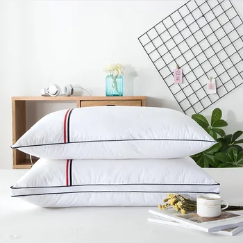 1 kg Delicate And Smooth Pillow Core 100% Cotton With 30% Long Staple Cotton + Polyester Filler White+Black Red Line 74*48 cm
1 kg Delicate And Smooth Pillow Core 100% Cotton With 30% Long Staple Cotton + Polyester Filler White+Black Red Line 74*48 cm