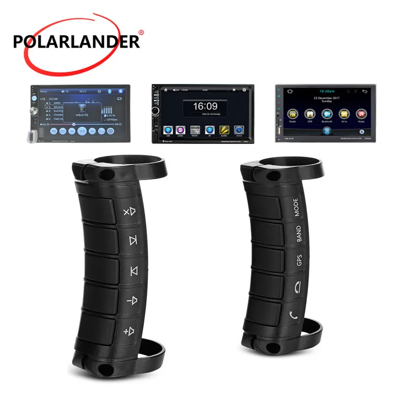 Universal Remote Control Support Call Answer/Volume Set Car Steering Wheel For Car Multimedia DVD Player Wireless GPS 10 Button
Universal Remote Control Support Call Answer/Volume Set Car Steering Wheel For Car Multimedia DVD Player Wireless GPS 10 Button