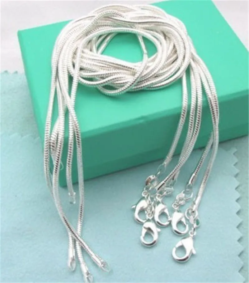 Lose Money Promotion!!!Hot Sale Silver Necklace ChainS 925 Stamped Fashion Jewelry Silver Plated Snake Chain 2MM 16-24inch Pick
Lose Money Promotion!!!Hot Sale Silver Necklace ChainS 925 Stamped Fashion Jewelry Silver Plated Snake Chain 2MM 16-24inch Pick
