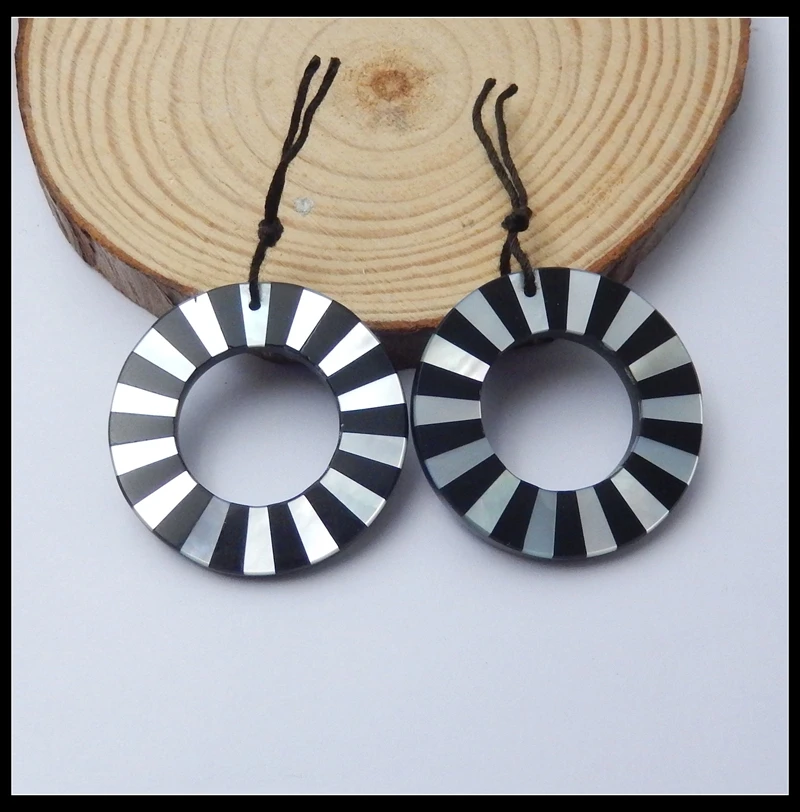 Handmade Black Pearl Hoop Big Earring Circle For Women Natural Obsidian Simple Round Drop Earrings DIY Jewelry Party 10.9g
Handmade Black Pearl Hoop Big Earring Circle For Women Natural Obsidian Simple Round Drop Earrings DIY Jewelry Party 10.9g