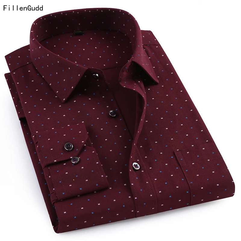 FillenGudd 2018 Spring Long Sleeve Floral Printed Men Oxford Shirt Plaid Regular fit Men Blouse Fashion Social Imported Clothing
FillenGudd 2018 Spring Long Sleeve Floral Printed Men Oxford Shirt Plaid Regular fit Men Blouse Fashion Social Imported Clothing