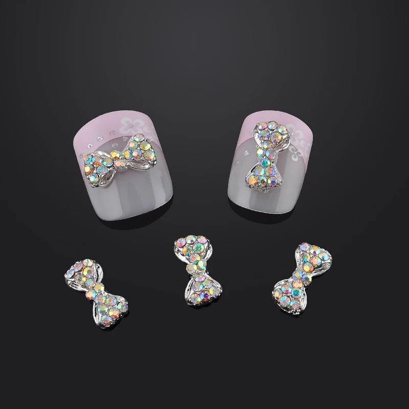 Colorful Drills Bowknot Nail Art Decorations Tools 10pcs/pack 3d Nail Charms Decoration Jewelry
Colorful Drills Bowknot Nail Art Decorations Tools 10pcs/pack 3d Nail Charms Decoration Jewelry