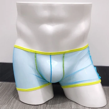 Sexy See-Through Boxers Transparent Shorts Men's Perspective Underwear Super Thin Mesh See Through Underpants Lingerie Shorts
Sexy See-Through Boxers Transparent Shorts Men's Perspective Underwear Super Thin Mesh See Through Underpants Lingerie Shorts