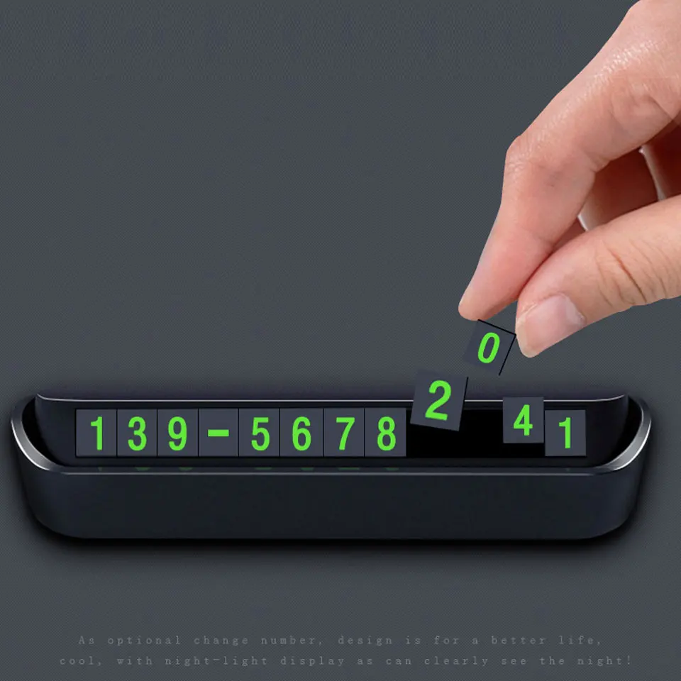 Light Temporary Parking Card Night Phone Number Card Car Styling Temporary Parking Card Plate Telephone Number Cards
Light Temporary Parking Card Night Phone Number Card Car Styling Temporary Parking Card Plate Telephone Number Cards