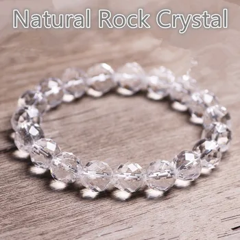 Xin Shang Store Natural Rock Crystal Bracelet Clear Quartz 64 Facet Round Beads Men Women Bracelet Healing Energy Gift
Xin Shang Store Natural Rock Crystal Bracelet Clear Quartz 64 Facet Round Beads Men Women Bracelet Healing Energy Gift