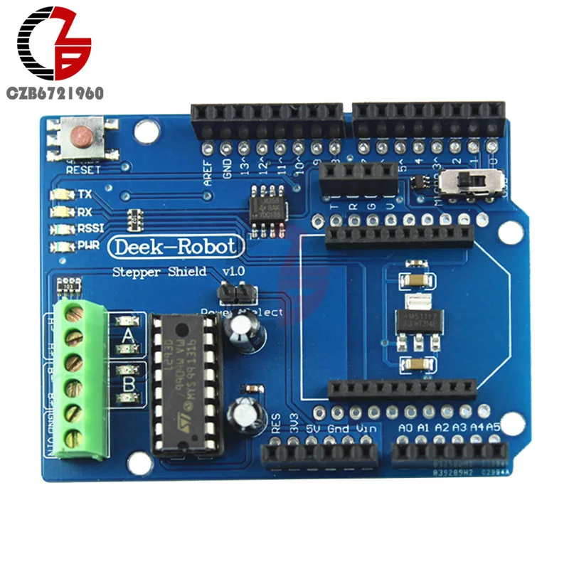 L293 L293D Wireless Proto Stepper Motor Driver Control Expansion Board Shield For Arduino IDE UNO R3 XBee Compatible ONE
L293 L293D Wireless Proto Stepper Motor Driver Control Expansion Board Shield For Arduino IDE UNO R3 XBee Compatible ONE
