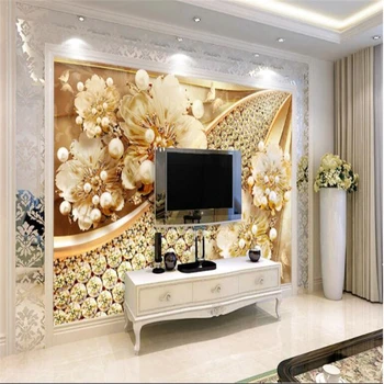 beibehang Custom large-scale personalized fashion wall stickers jewelry flower diamond mural decoration bed background wallpaper 
beibehang Custom large-scale personalized fashion wall stickers jewelry flower diamond mural decoration bed background wallpaper