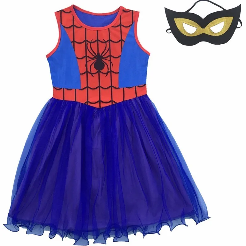Kids Superhero Spiderman Cosplay Tulle Tutu Dress Mask Set Children Halloween Purim Carnival Spiderman Stage Performance Costume
Kids Superhero Spiderman Cosplay Tulle Tutu Dress Mask Set Children Halloween Purim Carnival Spiderman Stage Performance Costume