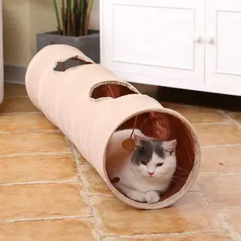 Collapsible Long Pet Tunnel 2 Holes Cat Puppy Rabbit Teaser Funny Hide Tunnel Toys With Ball
Collapsible Long Pet Tunnel 2 Holes Cat Puppy Rabbit Teaser Funny Hide Tunnel Toys With Ball