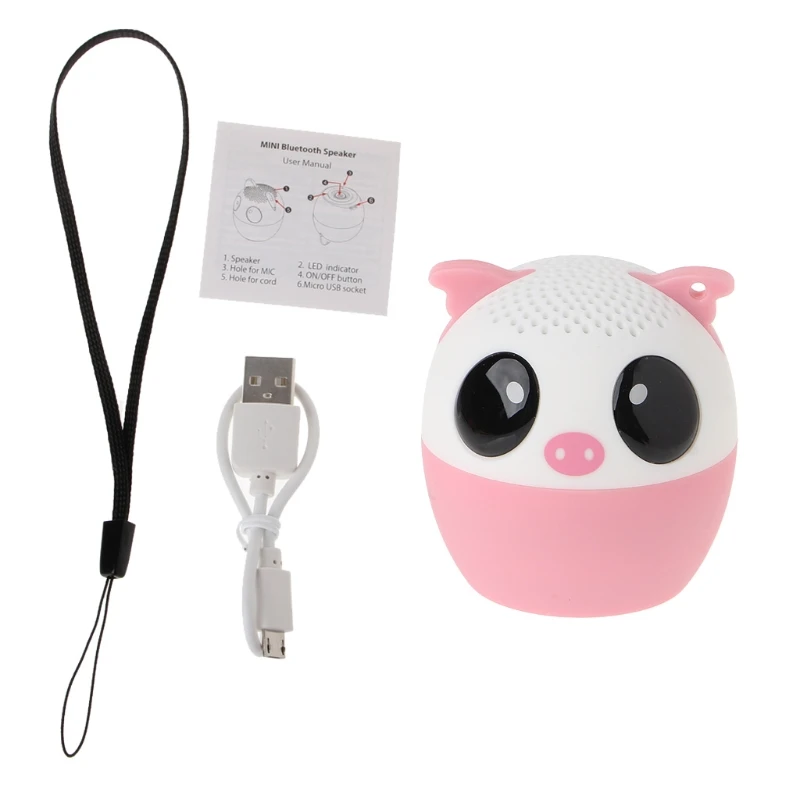 OOTDTY-New-Cute-Mini-Animal-Bluetooth-Wireless-Speaker-Audio-Player-Remote-Selfie-For-Phone-Tablet-PC