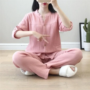 Solid 100% Cotton long sleeve pajama set for womens ruffle farbic homewear ladies night suit sleepwear 2 pieces Loungewear
Solid 100% Cotton long sleeve pajama set for womens ruffle farbic homewear ladies night suit sleepwear 2 pieces Loungewear