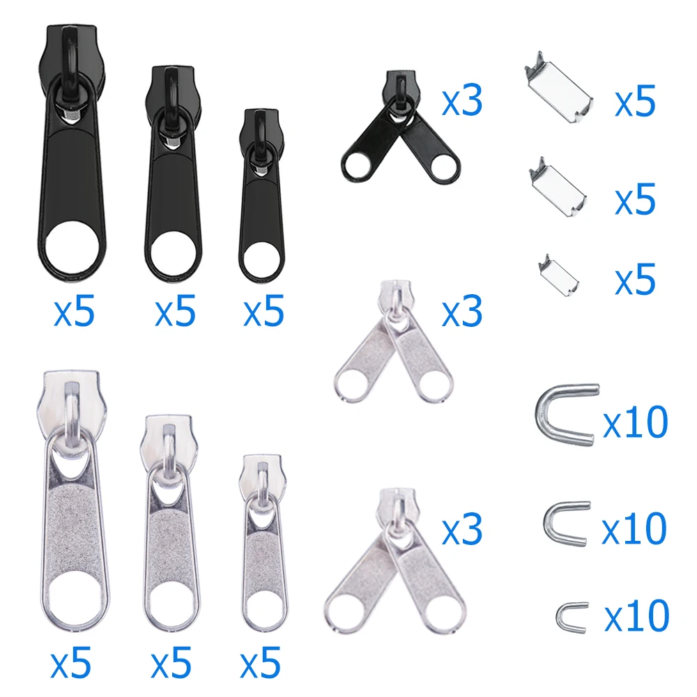 84pcs Zipper Repair Kit Zipper Sliders Tool Zippers Replacement Rescue Sew Instant Repair Kit For Clothing Garment Camping Tent
84pcs Zipper Repair Kit Zipper Sliders Tool Zippers Replacement Rescue Sew Instant Repair Kit For Clothing Garment Camping Tent