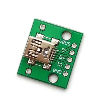 USB-02 MINI USB Turn DIP Female Head Socket MINI Sop To Dip Has Welding Adapter Plate
USB-02 MINI USB Turn DIP Female Head Socket MINI Sop To Dip Has Welding Adapter Plate