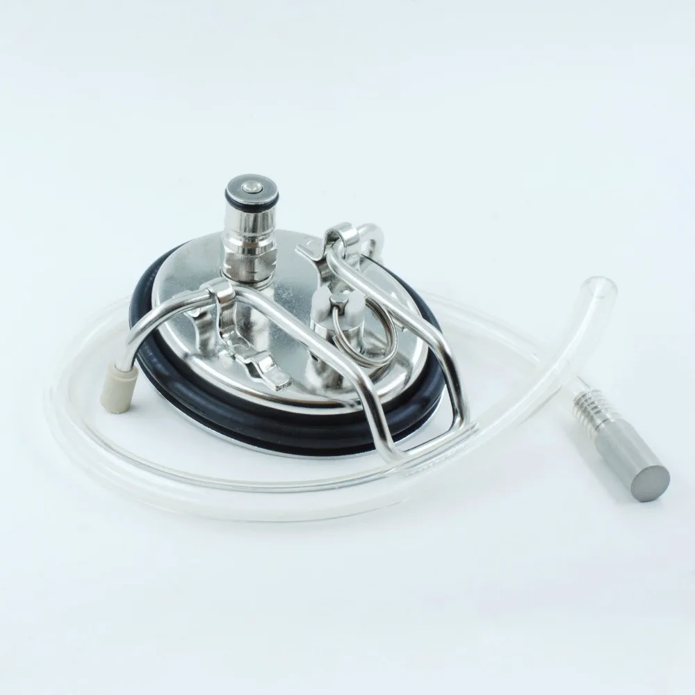 HomeBrew Cornelius Style Keg Carbonation Keg Lid with 2 Micron Diffusion Stone and 100cm silicone tube
HomeBrew Cornelius Style Keg Carbonation Keg Lid with 2 Micron Diffusion Stone and 100cm silicone tube