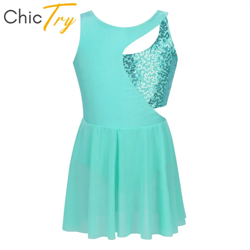 ChicTry Kids Shiny Sequins Sleeveless Figure Ice Skating Dress Ballet Gymnastics Leotard Children Girls Lyrical Dance Costumes
ChicTry Kids Shiny Sequins Sleeveless Figure Ice Skating Dress Ballet Gymnastics Leotard Children Girls Lyrical Dance Costumes