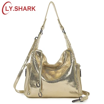 LY.SHARK Women Bags Genuine Leather Messenger Bag Women Handbag Crossbody Bag For Female Shoulder Ladies Tote Bag Gold 2019
LY.SHARK Women Bags Genuine Leather Messenger Bag Women Handbag Crossbody Bag For Female Shoulder Ladies Tote Bag Gold 2019