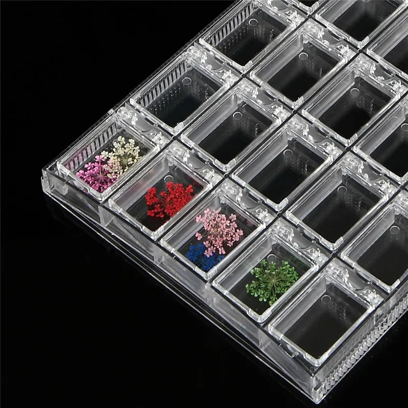 20 Grids Clear Acrylic Nail Tools Empty Storage Box Nail Rhinestone Studs Decorations Brushes Storage Box Case Organizer Holder
20 Grids Clear Acrylic Nail Tools Empty Storage Box Nail Rhinestone Studs Decorations Brushes Storage Box Case Organizer Holder