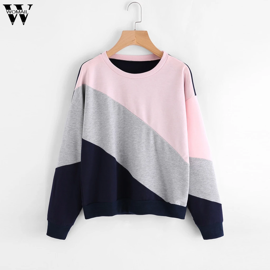 women hoodies sweatshirts Women Casual Three-Color Stitching Loose Pullover Sweatshirt fashion sweatshirt women hoodies Ju18
women hoodies sweatshirts Women Casual Three-Color Stitching Loose Pullover Sweatshirt fashion sweatshirt women hoodies Ju18