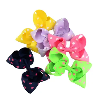 UNTAMED 15pcs/lot Approx 4.5" Polka Dot Grosgrain Ribbon Bow with Clip for Kids Girls Hairpins Headwear Hair Accessories
UNTAMED 15pcs/lot Approx 4.5" Polka Dot Grosgrain Ribbon Bow with Clip for Kids Girls Hairpins Headwear Hair Accessories