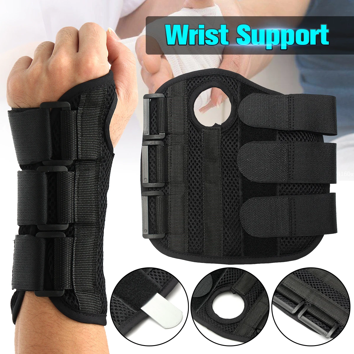 Top Quality Breathable Mesh Splint Sprains Arthritis Bracer Belt Carpal Tunnel Hand Wrist Support Brace Useful Bandage Wrist
Top Quality Breathable Mesh Splint Sprains Arthritis Bracer Belt Carpal Tunnel Hand Wrist Support Brace Useful Bandage Wrist