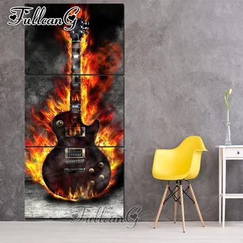 FULLCANG diy 5d diamond embroidery flame guitar music triptych painting 3pcs full square/round drill mosaic pattern decor FC643
FULLCANG diy 5d diamond embroidery flame guitar music triptych painting 3pcs full square/round drill mosaic pattern decor FC643