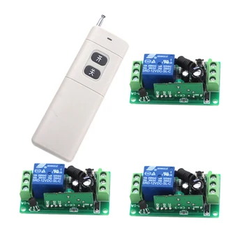 2016 New 12V 1ch wireless remote control switch system 1 transmitter & 3 receiver relay smart house Free shipping SKU: 5222
2016 New 12V 1ch wireless remote control switch system 1 transmitter & 3 receiver relay smart house Free shipping SKU: 5222