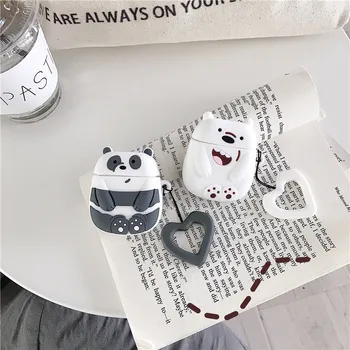 Cartoon funny bears headset pouch for airpods case wireless bluetooth headphone earphone charging box bare silicone airpod skin
Cartoon funny bears headset pouch for airpods case wireless bluetooth headphone earphone charging box bare silicone airpod skin