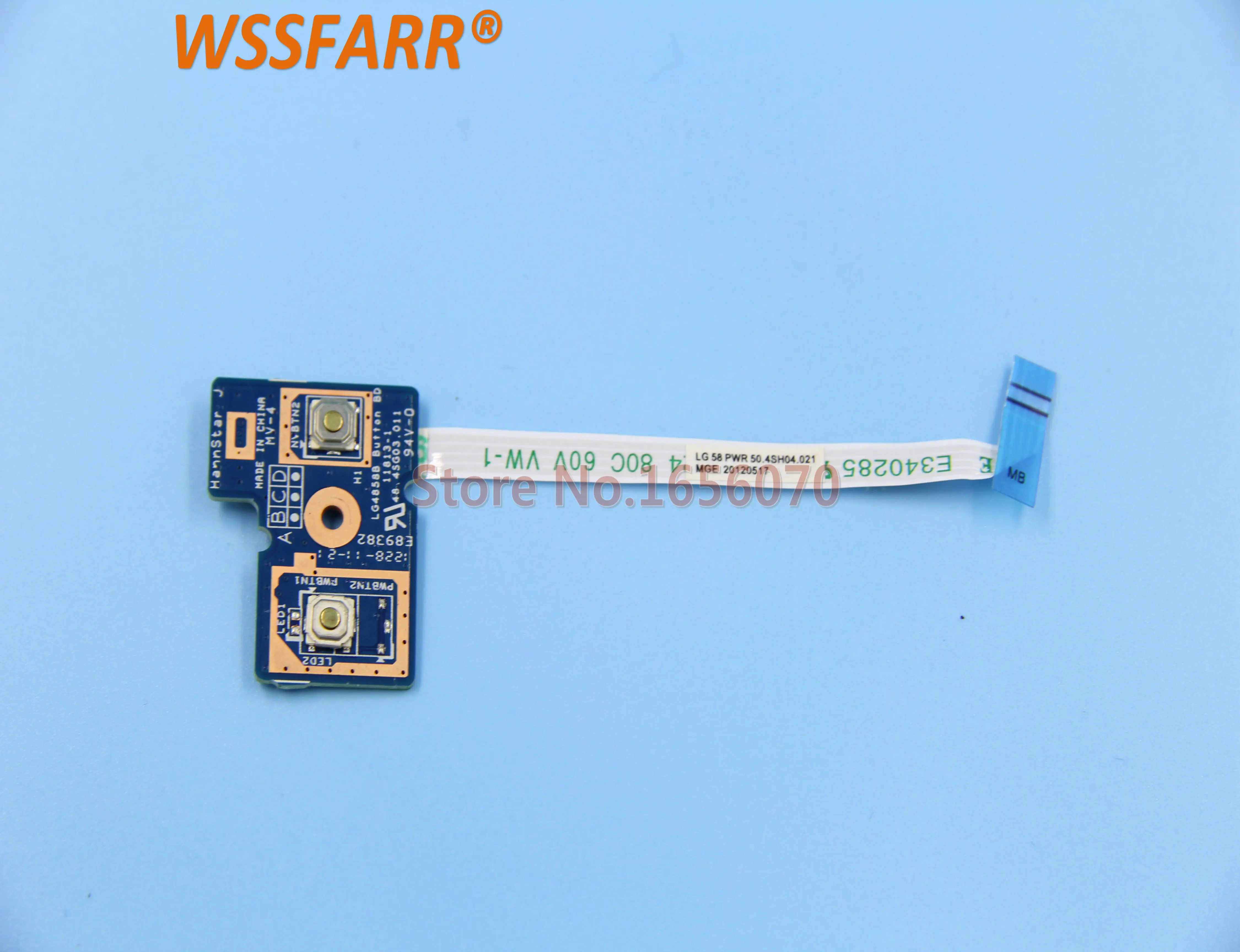 original FOR Lenovo G580 G585 Power Button Board LG4858B 48.4SG03.011 55.4SH02.001G 100% tested ok
original FOR Lenovo G580 G585 Power Button Board LG4858B 48.4SG03.011 55.4SH02.001G 100% tested ok