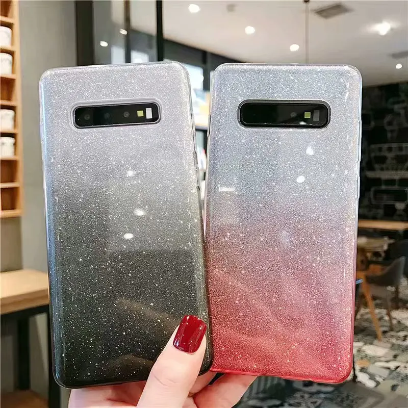 Luxury Color Glitter Bling Phone Case For Samsung S10 E S9 Plus S8 Back Case For Samsung Note 8 9 TPU Protective Cover Coque
Luxury Color Glitter Bling Phone Case For Samsung S10 E S9 Plus S8 Back Case For Samsung Note 8 9 TPU Protective Cover Coque