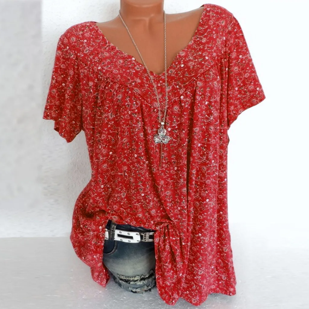 Plus Large Size Women blouses Print Short sleeve girl shirts Fashion Pullover Tops Shirt Office Ladies Sleeve lady Blouse Tops
Plus Large Size Women blouses Print Short sleeve girl shirts Fashion Pullover Tops Shirt Office Ladies Sleeve lady Blouse Tops