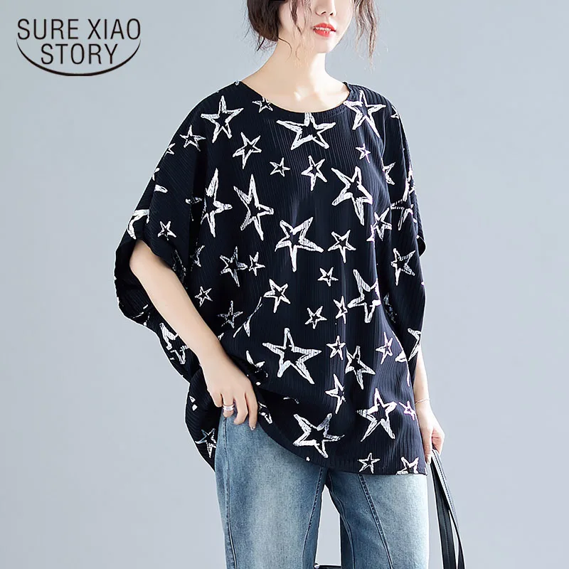Women shirts 2019 fashion ladies tops black shirts office lady short sleeve O-Neck star women clothes korean tops 3724 50
Women shirts 2019 fashion ladies tops black shirts office lady short sleeve O-Neck star women clothes korean tops 3724 50