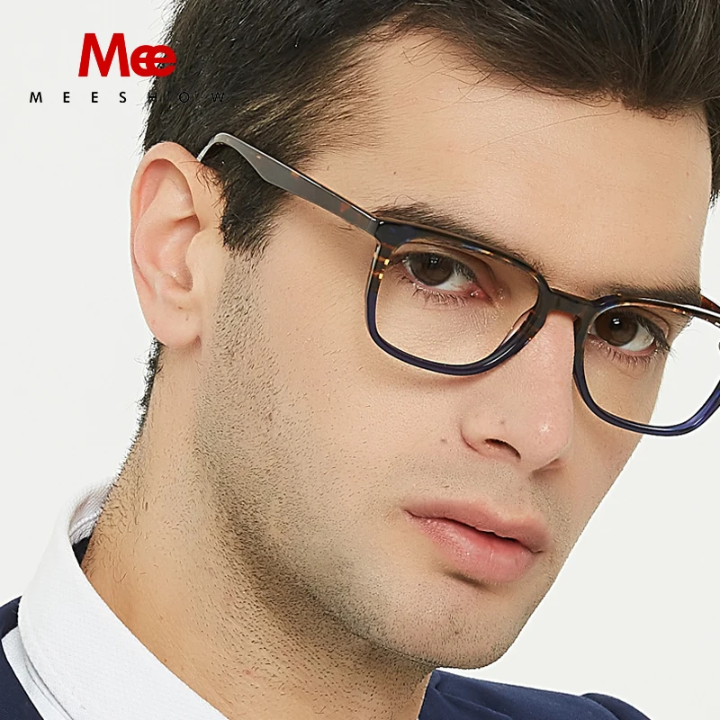 MEESHOW brand acetate glasses frame Men square optical Glasses clear myopia Europe stylish prescription glasses frame 1810
MEESHOW brand acetate glasses frame Men square optical Glasses clear myopia Europe stylish prescription glasses frame 1810