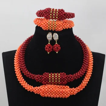Fantastic Chunky Coral Pendant Necklace Set 2 Layers Coral Red Women Bridal Necklace Bracelet Jewelry Set Free Shipping CNR651 
Fantastic Chunky Coral Pendant Necklace Set 2 Layers Coral Red Women Bridal Necklace Bracelet Jewelry Set Free Shipping CNR651