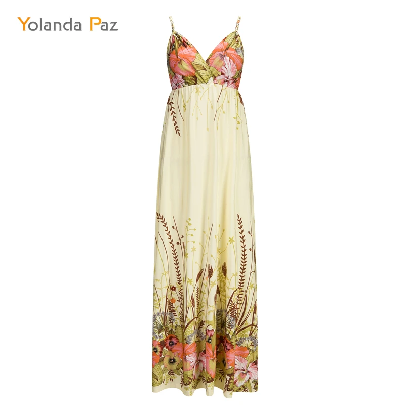 Yolanda Paz 2019 Summer Women Floral Print Maxi Dress V-Neck Three Quarter Sleeve Casual Long Dress Plus Size Women Dresses
Yolanda Paz 2019 Summer Women Floral Print Maxi Dress V-Neck Three Quarter Sleeve Casual Long Dress Plus Size Women Dresses