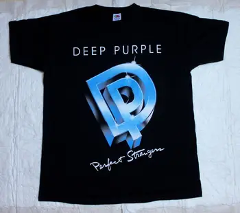 DEEP PURPLE PERFECT STRANGERS'84 HARD ROCK RAINBOW GILLAN NEW BLACK T-SHIRT New 2018 Cotton Short-Sleeve T Shirt
DEEP PURPLE PERFECT STRANGERS'84 HARD ROCK RAINBOW GILLAN NEW BLACK T-SHIRT New 2018 Cotton Short-Sleeve T Shirt