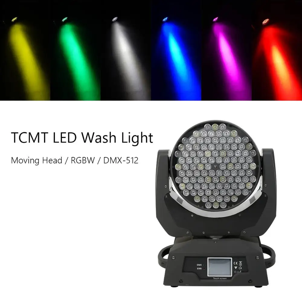 108x3w LED Moving Head Stage Wash Light DMX512 11/16CH Wedding DJ RGBW Live Show
108x3w LED Moving Head Stage Wash Light DMX512 11/16CH Wedding DJ RGBW Live Show