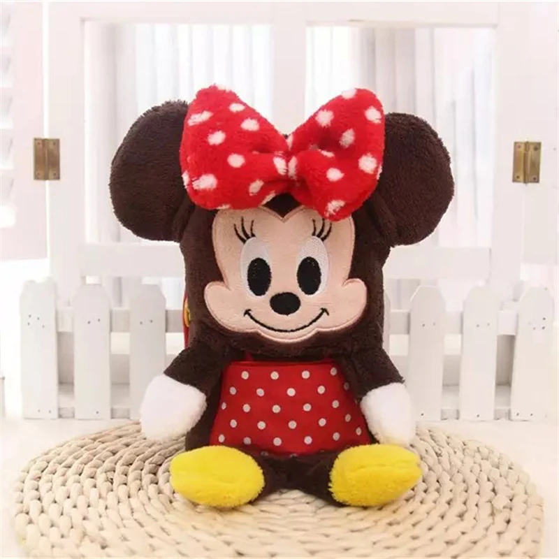 

2018 new Disney cartoon Mickey Minnie Mouse Coral Velvet Air Conditioning Blanket Baby Child Siesta Tape Car Baby Blanket