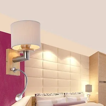 Oak Modern LED Wall Lamp Lights with LED Reading Light For Bedroom Home Lighting,Wall Sconce Free Shipping
Oak Modern LED Wall Lamp Lights with LED Reading Light For Bedroom Home Lighting,Wall Sconce Free Shipping