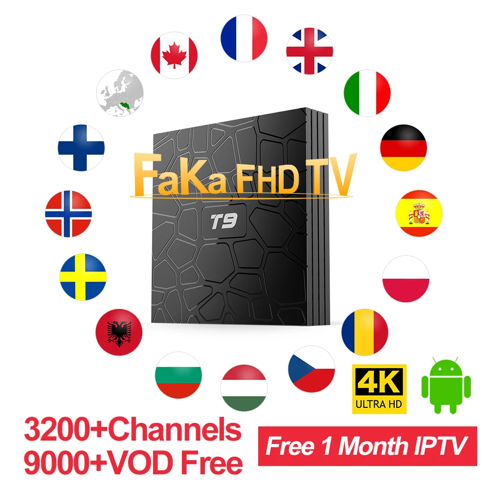 IPTV France IPTV Spain Free 1 Month IPTV Code T9 RK3328 Android 8.1 TV Box Arabic Canada IP TV Europe UK Turkey Portugal IP TV
IPTV France IPTV Spain Free 1 Month IPTV Code T9 RK3328 Android 8.1 TV Box Arabic Canada IP TV Europe UK Turkey Portugal IP TV