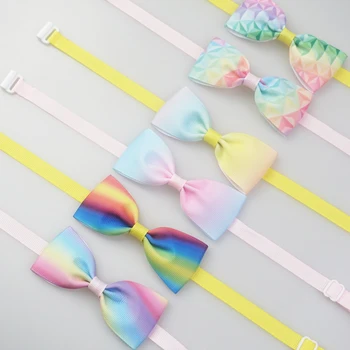 Cute Rainbow Style Dog Bow Ties Colorful Ribbon Puppy Small Dogs Cats Neck Ties For Collar Pet Grooming Accessories 6 Colors
Cute Rainbow Style Dog Bow Ties Colorful Ribbon Puppy Small Dogs Cats Neck Ties For Collar Pet Grooming Accessories 6 Colors