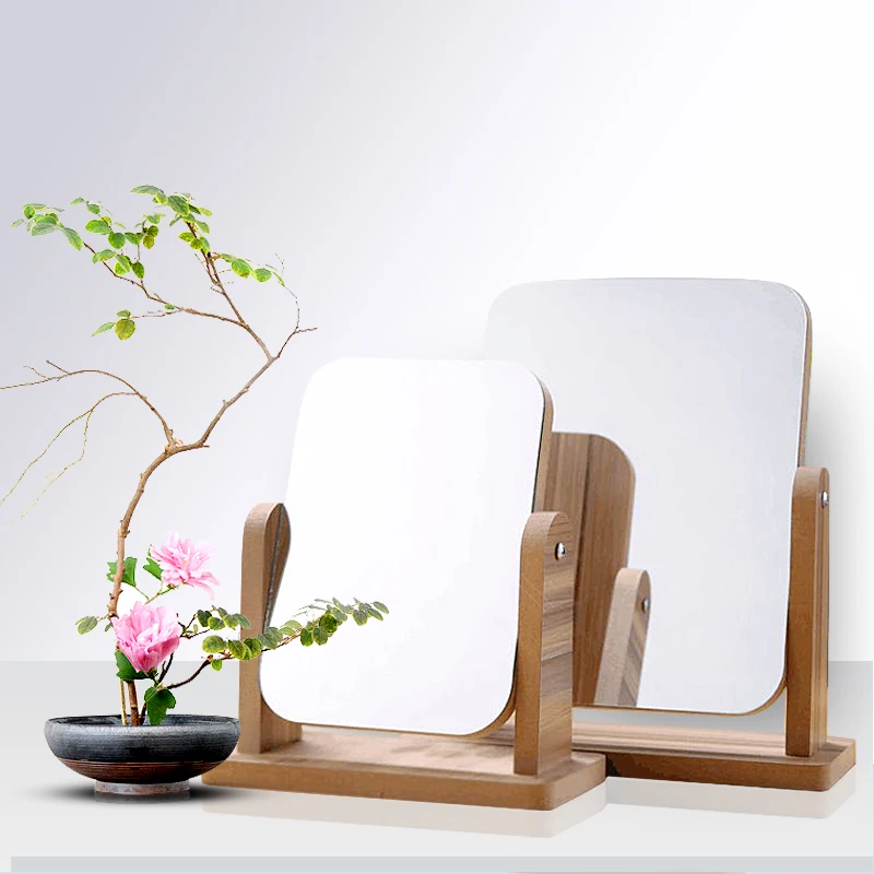 New wooden desktop mirror beauty mirror student dormitory mirror small mirror dressing table mirror makeup mirror mirror
New wooden desktop mirror beauty mirror student dormitory mirror small mirror dressing table mirror makeup mirror mirror